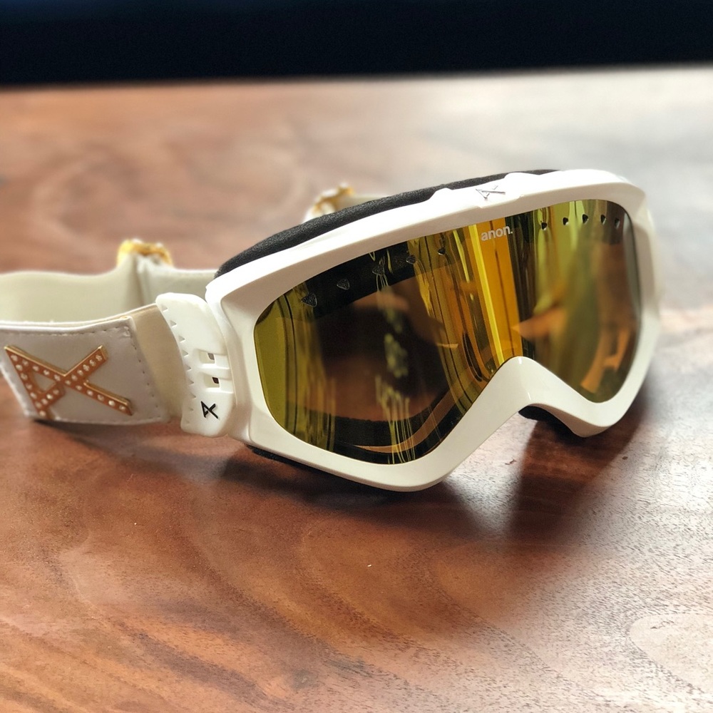 Burton anon ski or snowboard goggles.